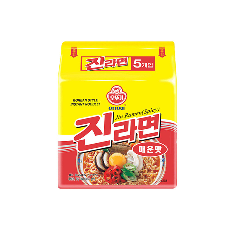 不倒翁芝士海鲜泡面组合韩国进口