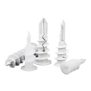 尼龙石膏板专用膨胀螺栓塑料管膨胀螺丝螺旋拧入式锚栓胀管自攻钉