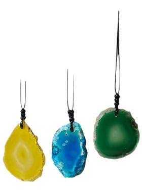 玛瑙吊坠Runyangshi毛衣链天然