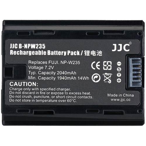 【3C认证】JJC NP-W235相机电池适用富士XS20 XT5 XT4 GFX100SII XH2S XH2 GFX100RF GFX50SII充电器微单配件