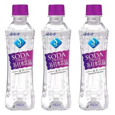 娃哈哈苏打水350ml24瓶整箱弱碱性饮用水清爽微甜口感汽水清凉