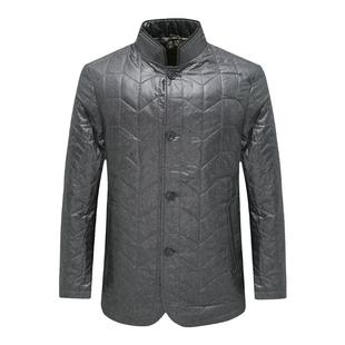 DS153佛L帝N换季断码清仓秋冬中老年男士休闲立领防风保暖薄棉衣