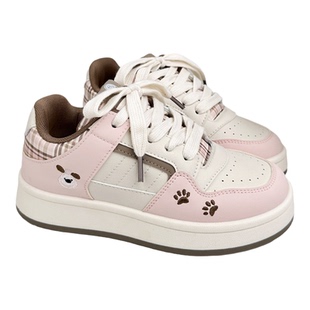 鞋子女鞋冬季加厚保暖小白鞋学生 ins新款增高休闲鞋加绒板鞋女款