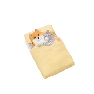 JXK small 单身狗8.0 柴犬小猫咪治愈周边模型手办摆件公仔冰箱贴