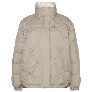 鸭鸭2025年新款秋冬女款羽绒服立领短款轻薄时尚休闲韩版宽松气质