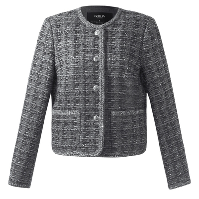 小香风外套女歌莉娅羊毛好看上衣