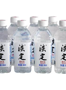 淡定人生380ml苏打水原味云南