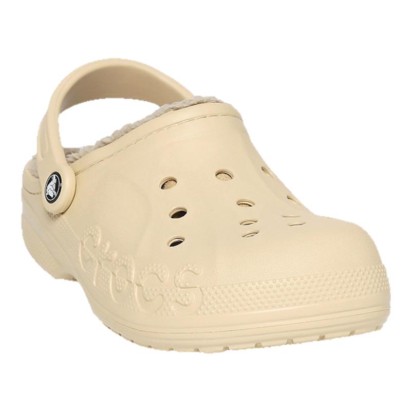 Crocs卡骆驰暖棉洞洞鞋男鞋女鞋秋冬款贝雅暖棉拖鞋205969-2ZM