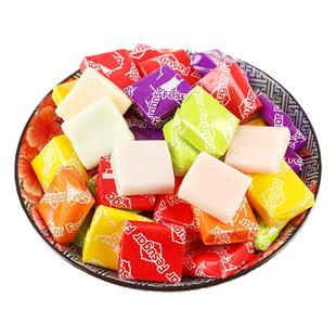 混合水果味瑞士糖软糖零食喜糖年货散装糖果怀旧休闲小吃招待批发