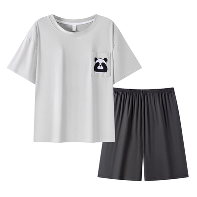 莫代尔睡衣男款夏季2025新款短袖