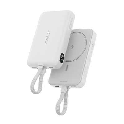 乔威磁吸自带线1万毫安充电宝