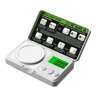 高精度黄金珠宝电子秤精准0.001g克称毫克家用小型首饰药粉克数称