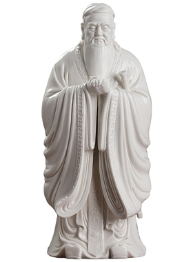 东方泥土《孔子》陶瓷艺术