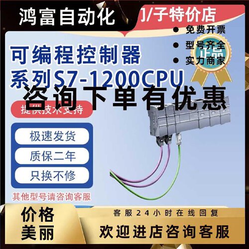 议价西门子S7-1200CPU原装正品6ES7211/2/4/5-1AE/B/HE/A/B/HG40-