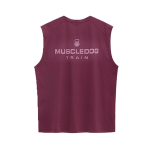 肌肉狗 运动背心男26年新品春夏速干坎肩无袖t恤户外训练健身上衣