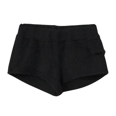 eihey诶嘿25冬季低腰辣妹打底裤毛绒mini短裤女时尚显瘦包臀热裤