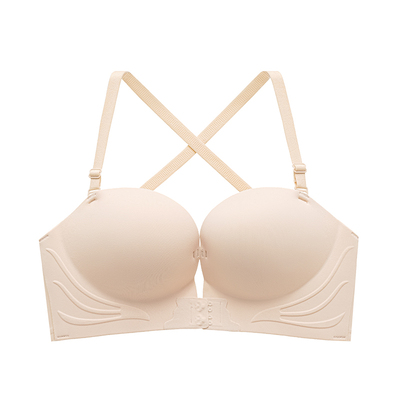 前扣内衣女聚拢小胸显大u型美背