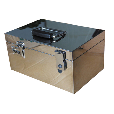 不锈钢手提工具箱钱箱多用途