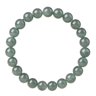 天然蓝水翡翠手链玉石危地马拉老矿料气质配饰玉石手链男女通用