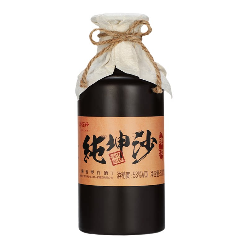 郑酒师纯坤沙53酱香型白酒自饮