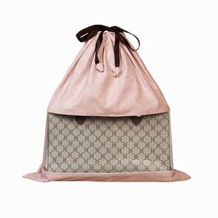 圆本麂皮绒奢侈品包包防尘收纳袋透明束口包袋保护套防潮防霉神器