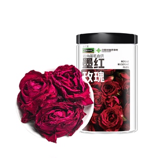 云南墨红玫瑰头茬新花玫瑰冻干花茶优质大朵玫瑰花泡水疏解花草茶