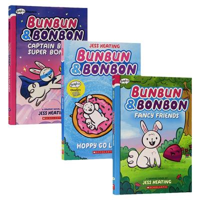 兔笨笨和糖帮帮3册合售英文原版