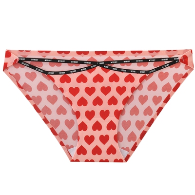 3件129|商场同款MYBODY新款无痕内裤女性感热辣低腰高开衩三角裤