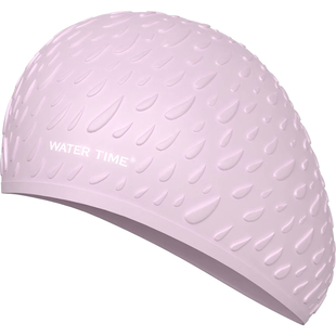 WaterTime 游泳帽女士硅胶专业长发护耳加大头围防水不勒头泳帽