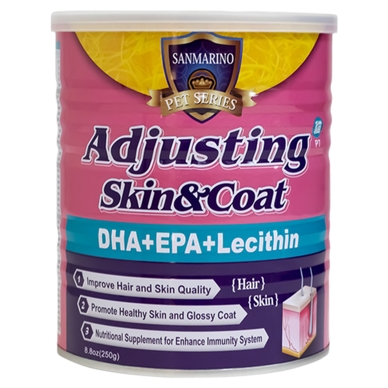 圣马利诺毛囊修护复猫癣爆毛粉营养皮肤卵磷脂圣马力诺台湾原装