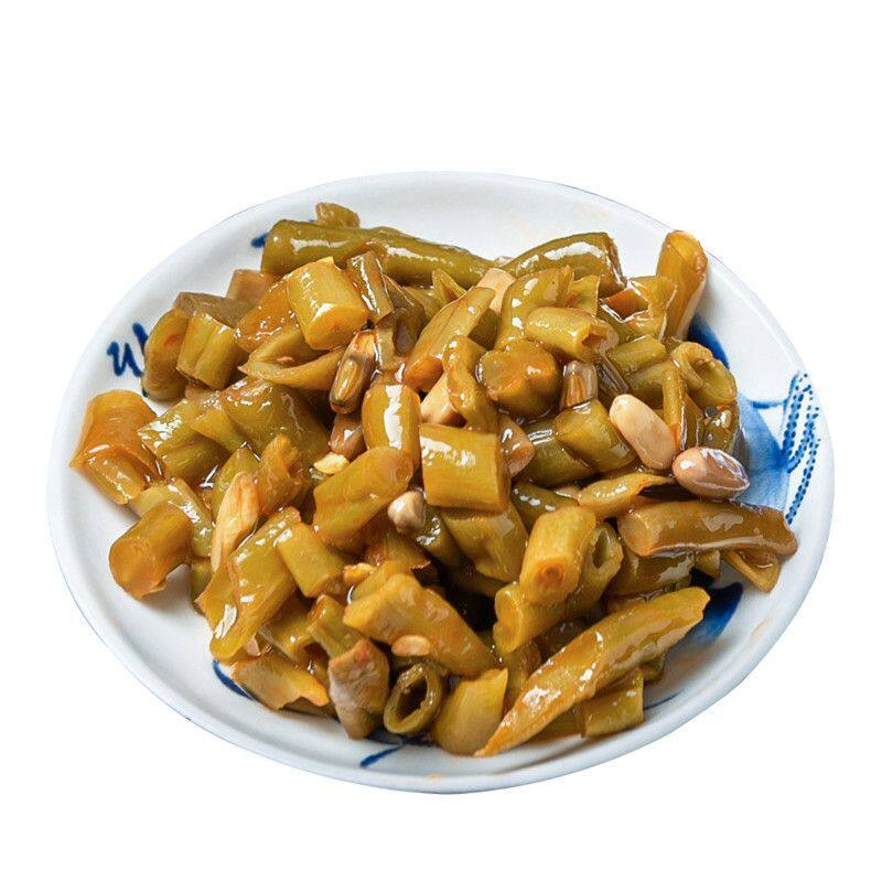 新鲜即食腌制豆角咸菜泡菜豇豆麻辣酸辣脆爽下饭饭菜红油酸豆角