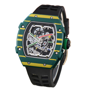 理查德同款大表盘手表2026新款个性酒桶形非机械夜光男士腕表礼物