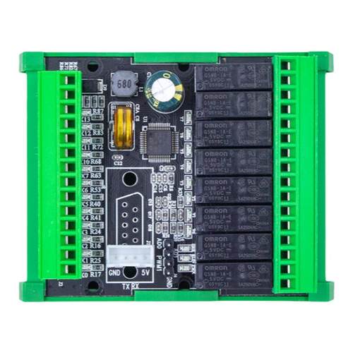 SEEKU PLC简易工控板国产FX2N 6/10/14/20MR/MT可编程控制带显示