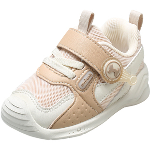 【清仓】牧童婴儿步前鞋春秋女童软底宝宝鞋透气网面学步机能鞋男