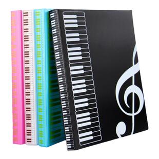 encke钢琴谱夹子A4乐谱歌谱曲谱夹册插页袋学生资料收纳册文件夹