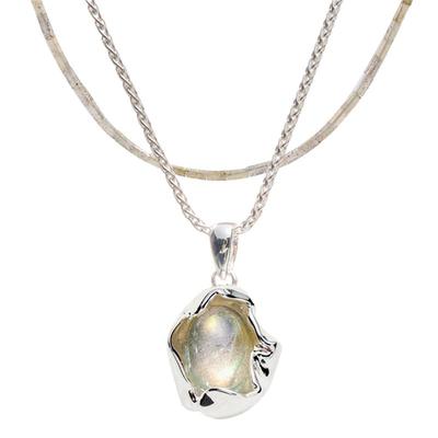 SOFTROOM天然月光石锁骨串珠项链