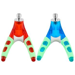 羊角支架头夜光竞技通用配件防滑前叉头钓鱼竿支架炮台架杆羊角头