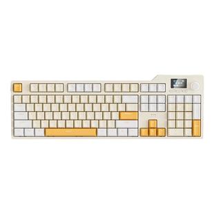 ajazz/黑爵ak35iv3无线机械键盘104键带显示屏gasket三模蓝牙游戏