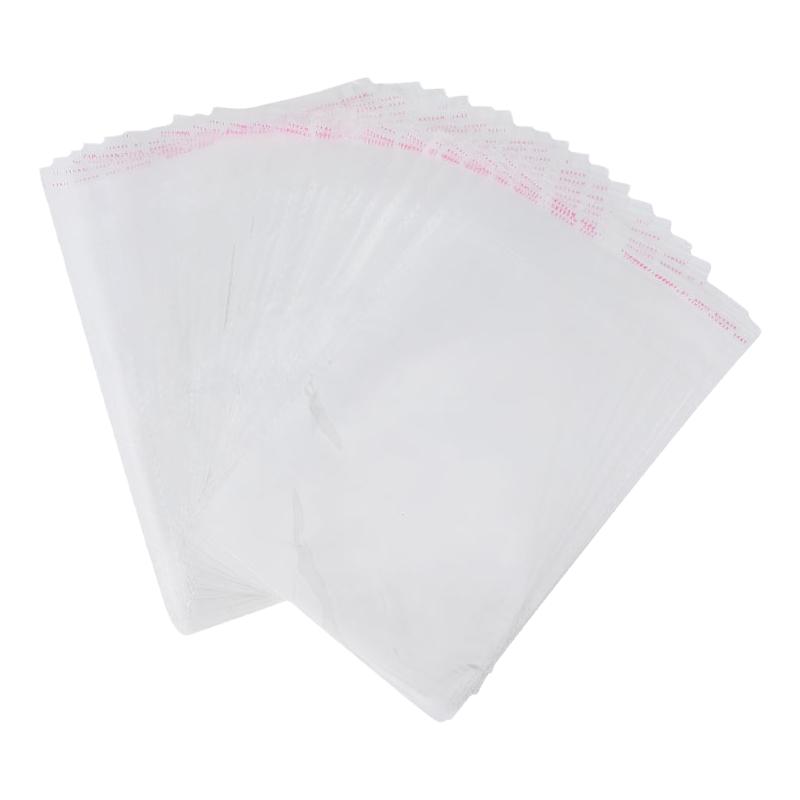 opp袋不干胶自粘袋透明自封袋5丝宽度8cm塑料包装服装批发可定制