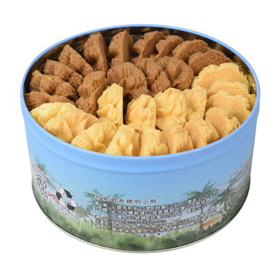 珍妮曲奇聪明小熊双花奶油咖啡花