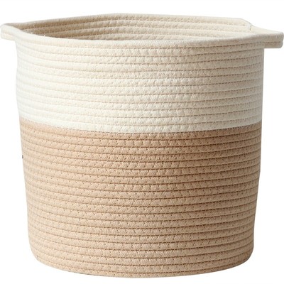 觅点棉线编织收纳篮北欧简约