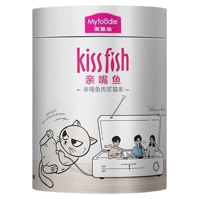 麦富迪亲嘴鱼猫条猫咪零食