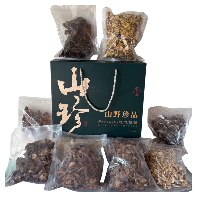 承德野生蘑菇组合装礼盒精选品质