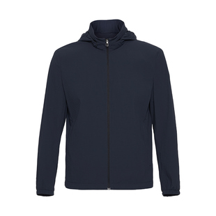 亲肤舒适callisto卡利斯特男士春秋新款弹力轻薄透气连帽夹克