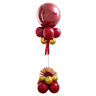 开业周年庆订婚路引马卡龙气球立柱支架商场店庆场景装饰布置用品