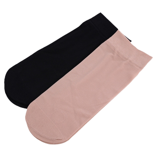 短丝袜女薄款短款耐磨隐形肉色水晶丝防勾丝中筒夏季天鹅绒钢丝袜