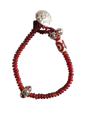 Ensag*游牧图腾红玛瑙编织手链