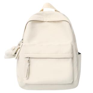 简约书包女生大学生背包女双肩包短途旅行电脑包2025新款轻便百搭