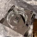 Rolls-Royce Crystal Ashtray - Silver, Premium Custom Edition