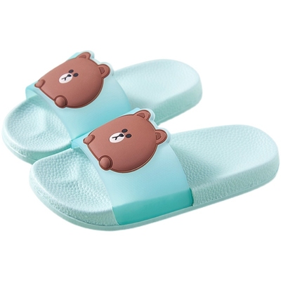 联名line布朗熊防滑夏凉儿童拖鞋